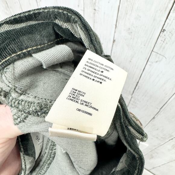 Pilcro Anthropologie Pants Women Size 26 Camo High Rise Skinny Denim Jeans - Picture 7 of 9